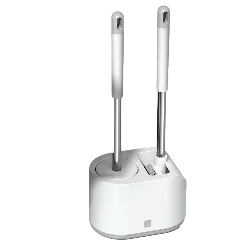 Silicone Toilet Brush Long Handle