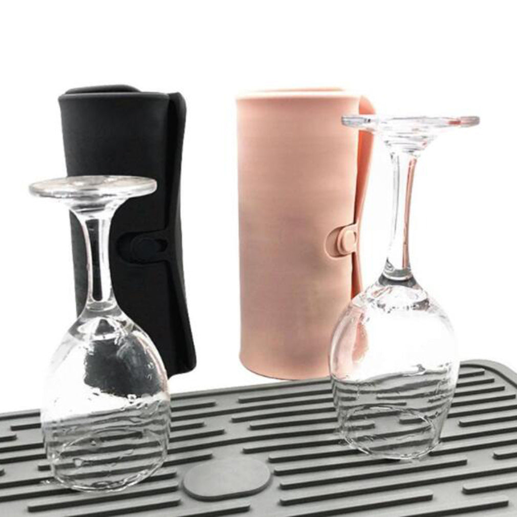 Foldable Silicone Drain Pad Non-slip  For Kitchen Accessories