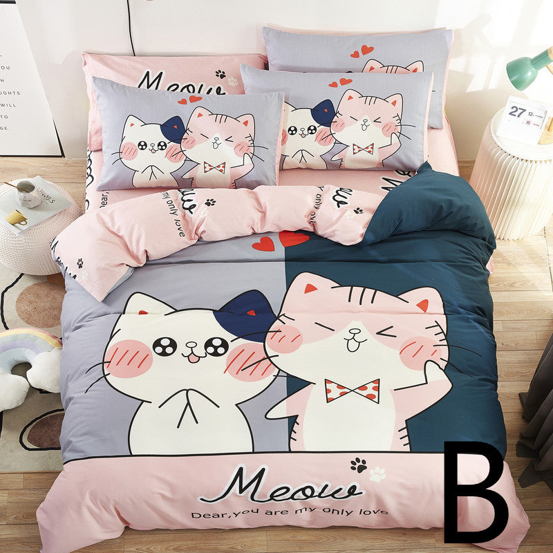 Cute Cartoon Children Bed Sheet