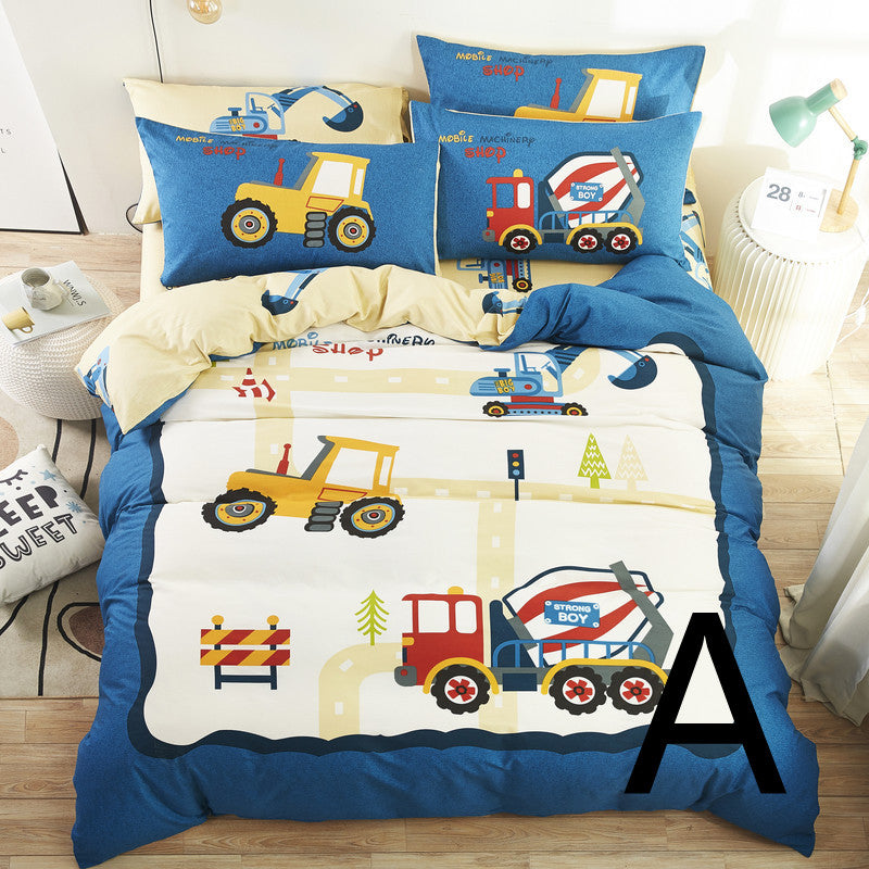 Cute Cartoon Children Bed Sheet