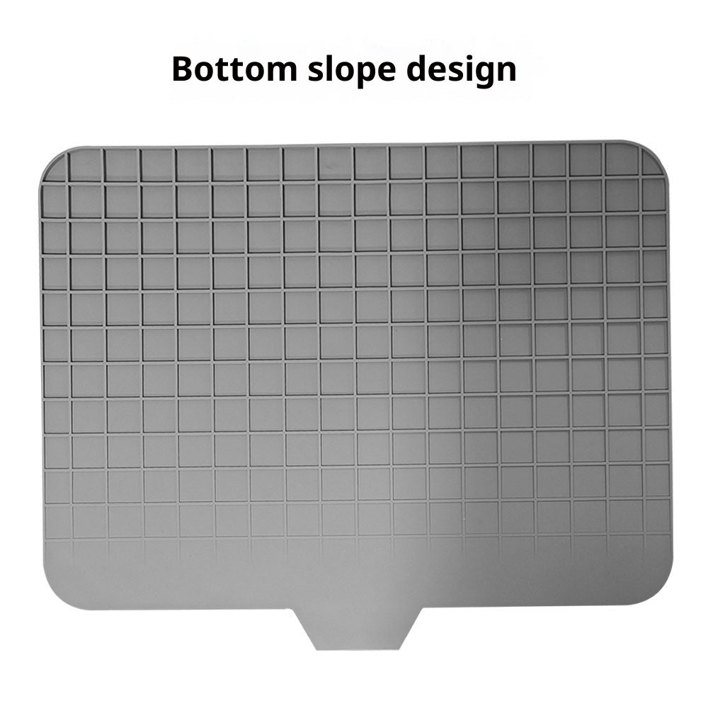 Silicone Dish Drying Mat – Heat Resistant & Fast Drain Design