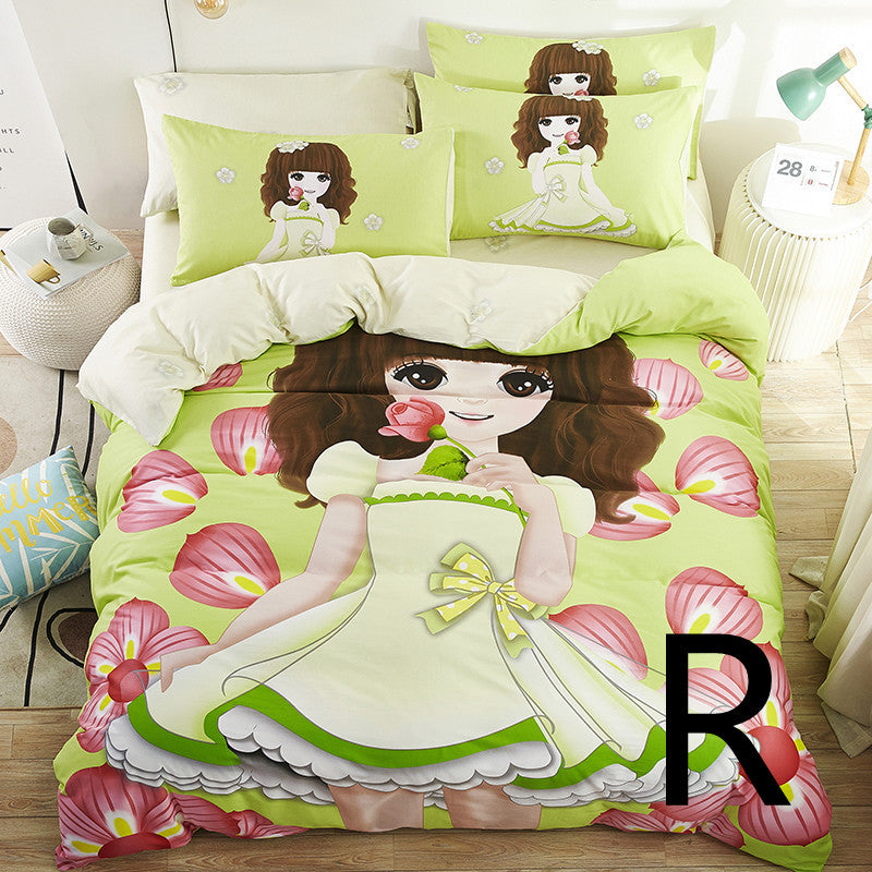 Cute Cartoon Children Bed Sheet