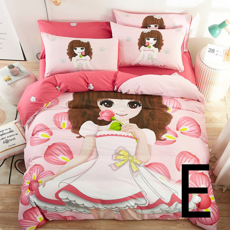 Cute Cartoon Children Bed Sheet